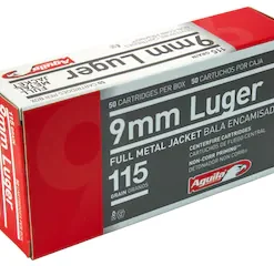 AGUILA AMMUNITION 9MM LUGER 115 GRAIN FULL METAL JACKET