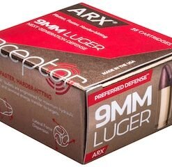INCEPTOR PREFERRED DEFENSE AMMUNITION 9MM LUGER 65 GRAIN ARX LEAD-FREE