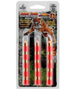 50 Caliber 270 Grain Saber Tooth Belted Bullets 15 Pack