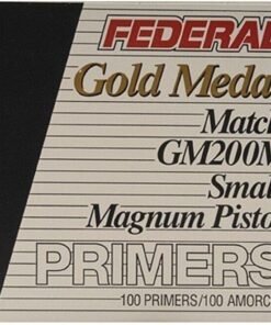 FEDERAL PREMIUM GOLD MEDAL SMALL PISTOL MAGNUM MATCH PRIMERS #200M