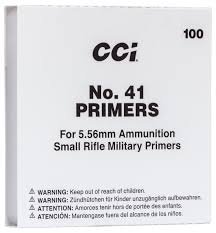 CCI SMALL RIFLE 5.56MM NATO-SPEC MILITARY PRIMERS #41